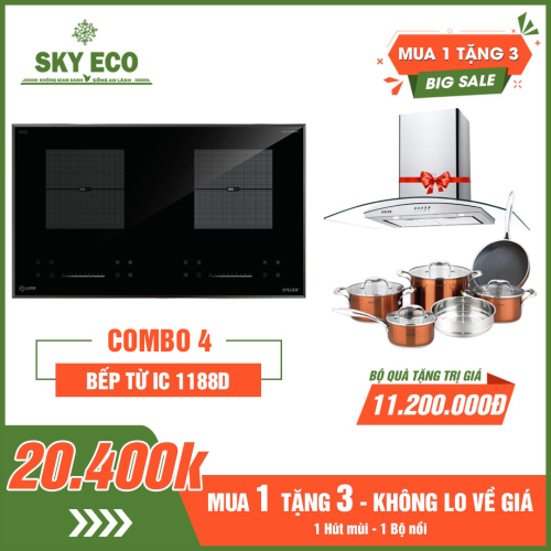 COMBO 4: BẾP TỪ SPELIER 1188D